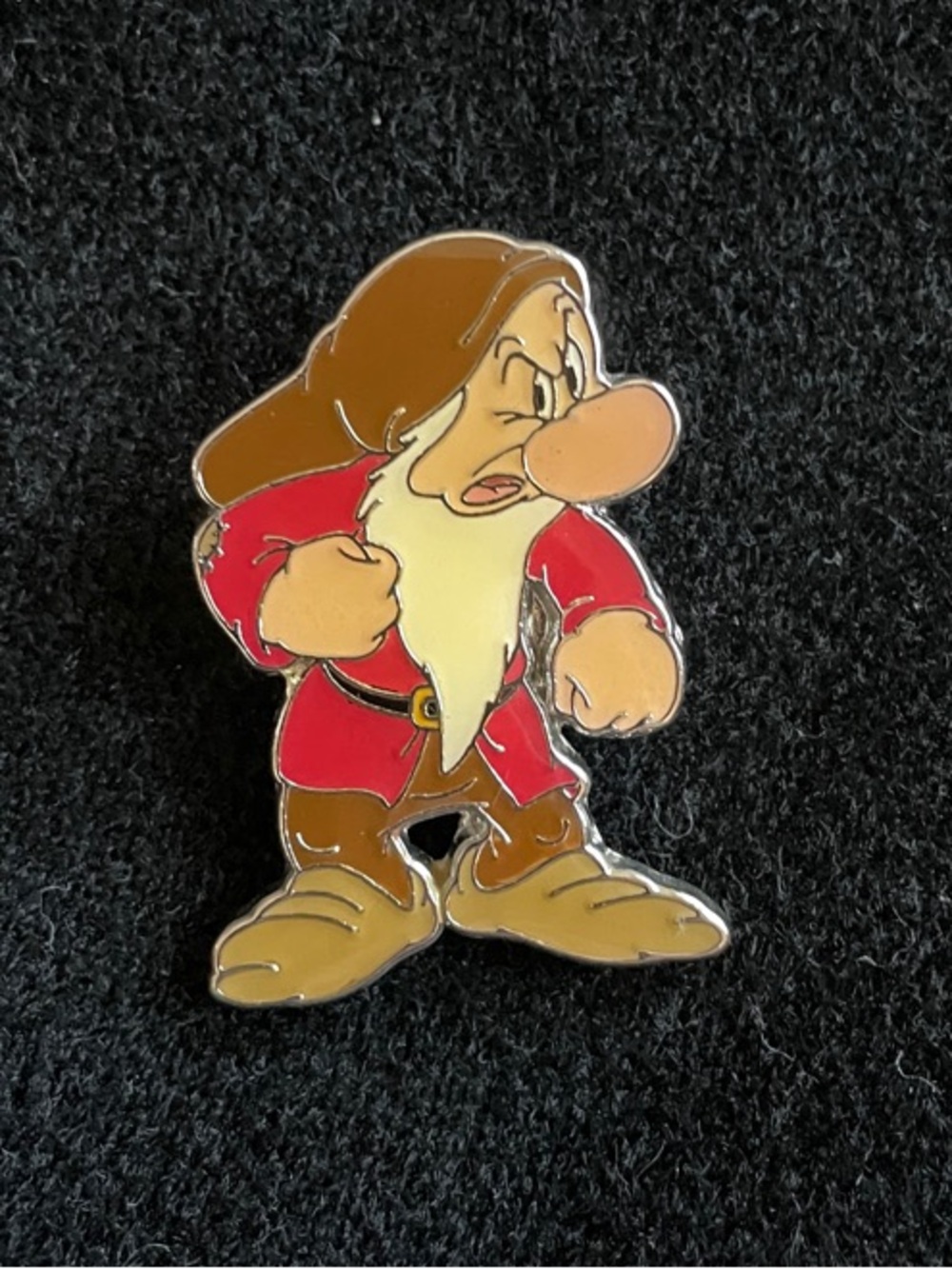 Grumpy Enamel traiding  Pin - Red Jacket